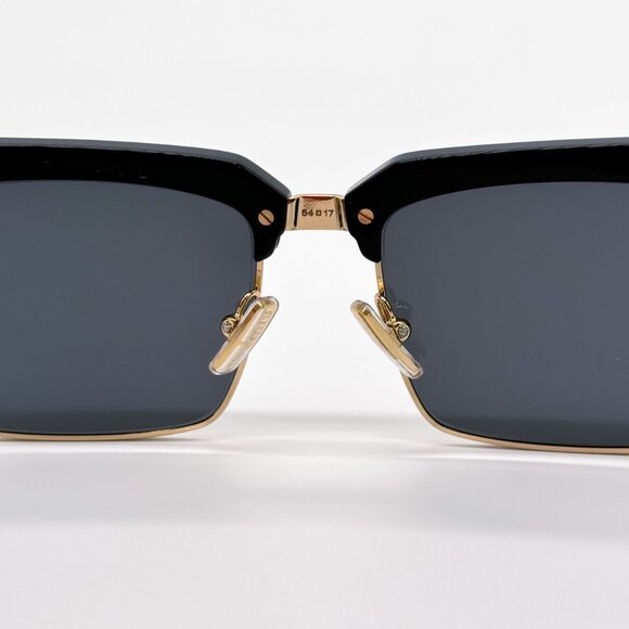 NEW MIU MIU MU10ZS 1AB5S0 WOMEN SUNGLASSES SMU 10Z 1AB5S0 BLACK EYEWEAR MU 10ZS - Picture 8 of 11